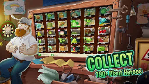 A thrilling battle between colorful plants and quirky zombies, depicting the exciting and humorous theme of Plants vs Zombies 2.