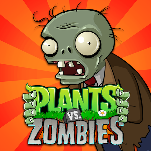 A vibrant and humorous battle scene from Plants vs Zombies, showcasing quirky plants defending against a wave of funny, animated zombies. A playful depiction of strategy and defense in a colorful garden setting.