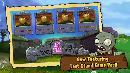 A vibrant and humorous battle scene from Plants vs Zombies, showcasing quirky plants defending against a wave of funny, animated zombies. A playful depiction of strategy and defense in a colorful garden setting.