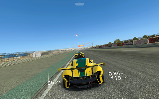 Feel the adrenaline rush of high-speed racing with stunning visuals and realistic gameplay in Real Racing 3.