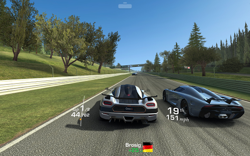 Feel the adrenaline rush of high-speed racing with stunning visuals and realistic gameplay in Real Racing 3.