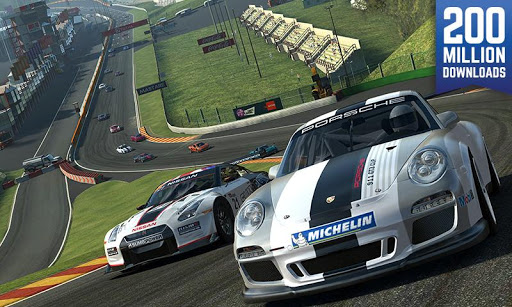 Feel the adrenaline rush of high-speed racing with stunning visuals and realistic gameplay in Real Racing 3.