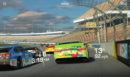 Feel the adrenaline rush of high-speed racing with stunning visuals and realistic gameplay in Real Racing 3.