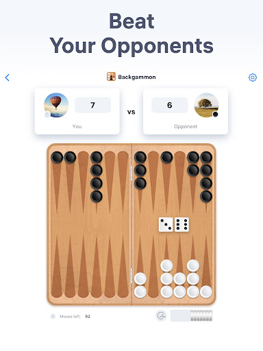 Experience the thrill and strategy of ancient Backgammon with Easybrain's app, bringing timeless fun to modern devices.