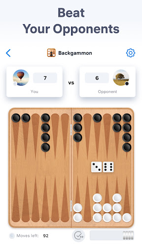 Experience the thrill and strategy of ancient Backgammon with Easybrain's app, bringing timeless fun to modern devices.