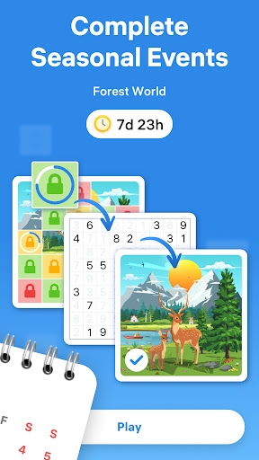 A vibrant scene of colorful numbers swirling together, representing the excitement and mental challenge of a puzzle game.