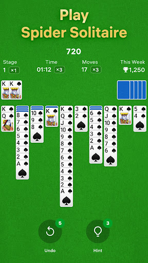 A captivating image of playing cards, showcasing the intricate and engaging world of Spider Solitaire, evoking a sense of strategy and relaxation.