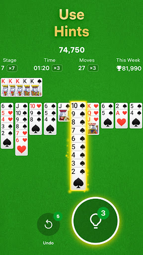 A captivating image of playing cards, showcasing the intricate and engaging world of Spider Solitaire, evoking a sense of strategy and relaxation.