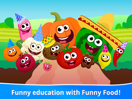 A joyful child interacting with a colorful educational app on a tablet, symbolizing the blend of fun and learning.