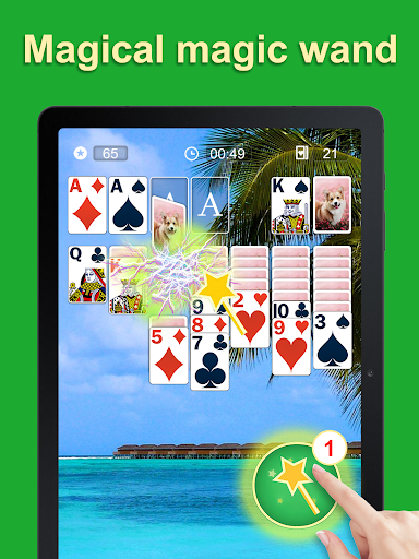 A captivating image of a classic Solitaire game in progress, evoking feelings of nostalgia and mental engagement.