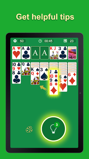 A captivating image of a classic Solitaire game in progress, evoking feelings of nostalgia and mental engagement.