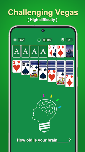 A captivating image of a classic Solitaire game in progress, evoking feelings of nostalgia and mental engagement.