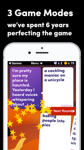 A group of friends laughing together, enjoying a lively game session, symbolizing the fun and social nature of Evil Apples.