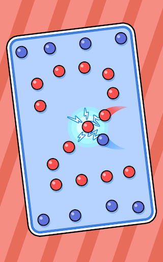 An exhilarating snapshot of vibrant colors and strategic gameplay in the Red Blue Game, capturing the thrill and challenge of navigating through levels.