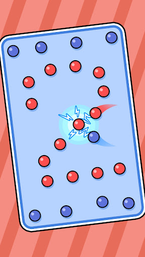 An exhilarating snapshot of vibrant colors and strategic gameplay in the Red Blue Game, capturing the thrill and challenge of navigating through levels.