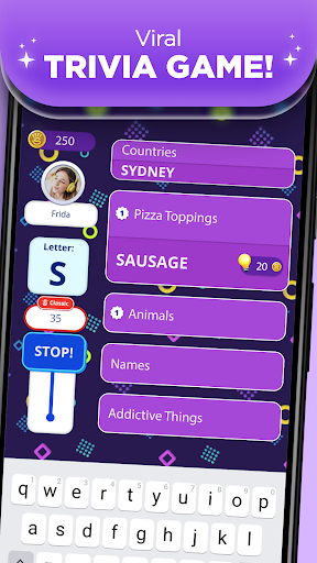 An exciting and engaging word game app that combines fun and learning, challenging players to enhance their vocabulary and quick thinking skills.