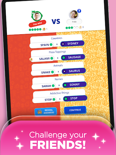 An exciting and engaging word game app that combines fun and learning, challenging players to enhance their vocabulary and quick thinking skills.