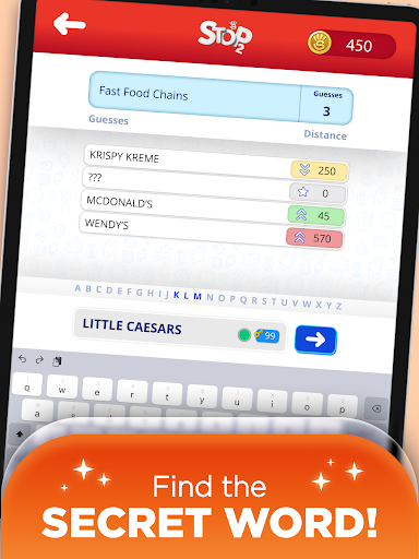 An exciting and engaging word game app that combines fun and learning, challenging players to enhance their vocabulary and quick thinking skills.