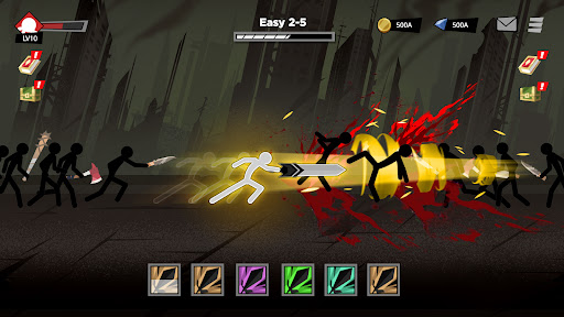 A dynamic scene from the Epic Stickman Survival RPG Idle Game, capturing the essence of adventure, strategy, and epic battles, evoking excitement and curiosity.