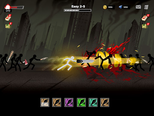 A dynamic scene from the Epic Stickman Survival RPG Idle Game, capturing the essence of adventure, strategy, and epic battles, evoking excitement and curiosity.