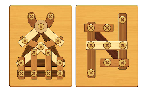 A captivating journey into the world of fasteners, where screws, bolts, and washers come to life in a delightful puzzle challenge.