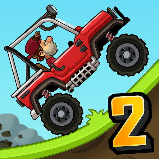 A thrilling adventure through rugged terrains in a mobile racing game, capturing excitement and challenge.