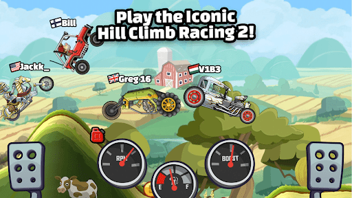 A thrilling adventure through rugged terrains in a mobile racing game, capturing excitement and challenge.