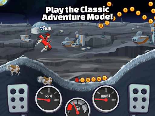 A thrilling adventure through rugged terrains in a mobile racing game, capturing excitement and challenge.