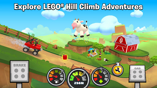 Exciting and adventurous LEGO characters racing through challenging terrains, sparking creativity and fun.