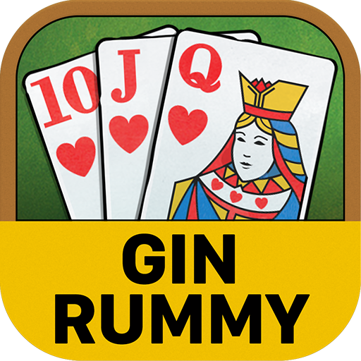 A group of friends happily playing Gin Rummy Classic on their mobile devices, showcasing the joy and engagement the game brings to players.