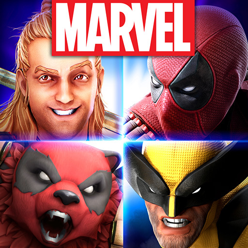 A thrilling superhero showdown in a puzzle-filled battlefield, embodying excitement and strategic thinking.