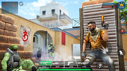 An intense and action-packed shooting scene from FPS Shooting Game, evoking excitement and thrill.