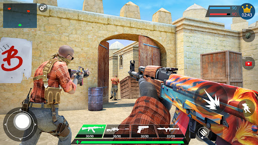 An intense and action-packed shooting scene from FPS Shooting Game, evoking excitement and thrill.