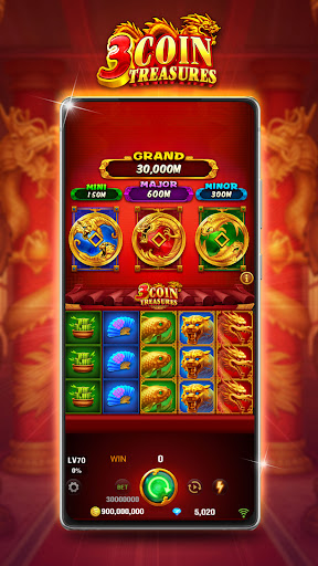 Exciting and adventurous mood with treasures and casino themes.