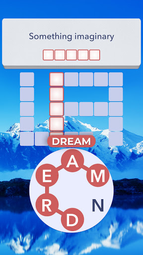 A vibrant and engaging word puzzle game scene, capturing the essence of fun and brain-challenging excitement.