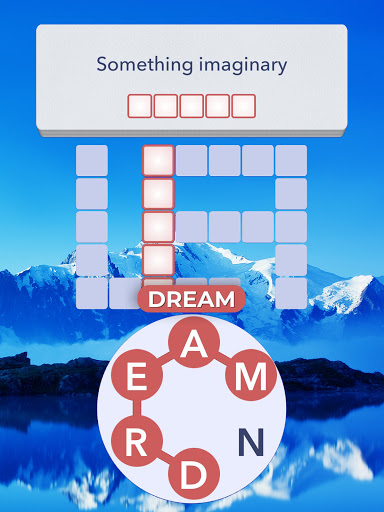 A vibrant and engaging word puzzle game scene, capturing the essence of fun and brain-challenging excitement.