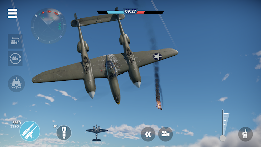 An intense and exhilarating battle scene from War Thunder Mobile, showcasing realistic graphics and strategic combat.