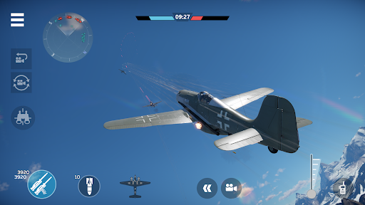 An intense and exhilarating battle scene from War Thunder Mobile, showcasing realistic graphics and strategic combat.