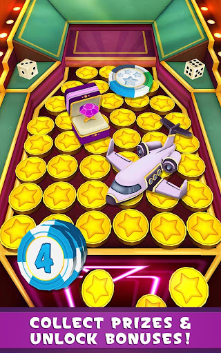 A thrilling experience of excitement and strategy as players engage in the captivating Coin Dozer Jackpot Game, reminiscent of classic arcade fun.