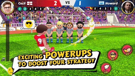 An exhilarating soccer match in action, capturing the essence of competition and excitement in Perfect Kick 2.