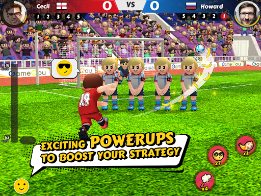 An exhilarating soccer match in action, capturing the essence of competition and excitement in Perfect Kick 2.