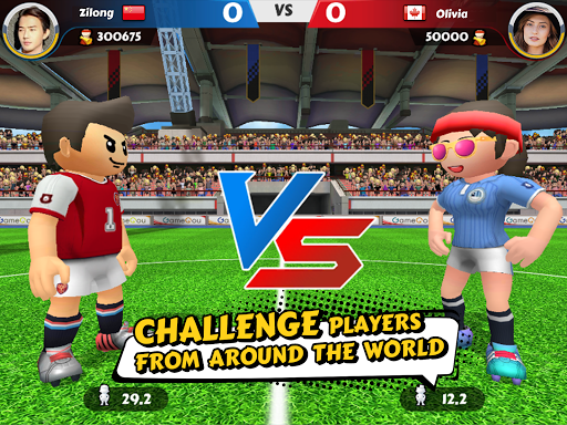 An exhilarating soccer match in action, capturing the essence of competition and excitement in Perfect Kick 2.