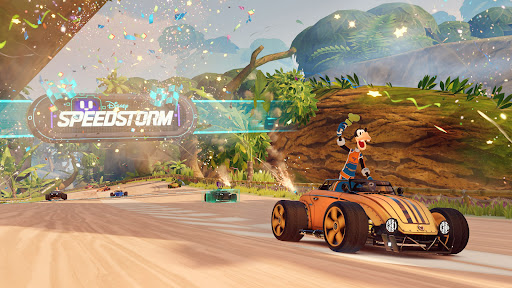 An exciting and enchanting racing adventure with beloved Disney characters speeding through magical realms.