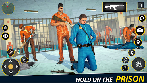 A thrilling depiction of a daring escape from a high-security prison, capturing the suspense and strategy required in Grand Prison Escape.