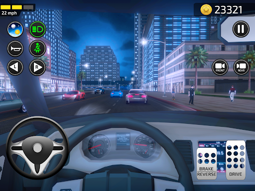 An engaging and realistic driving simulator experience, capturing the excitement and challenges of learning to drive.