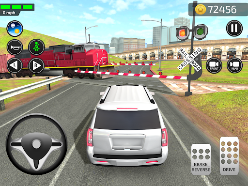 An engaging and realistic driving simulator experience, capturing the excitement and challenges of learning to drive.