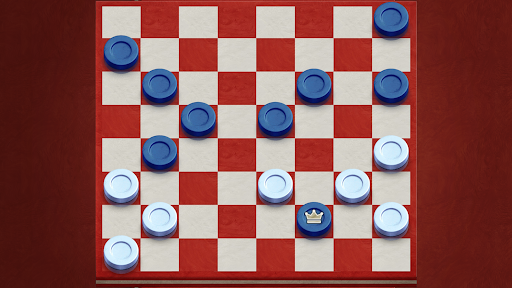 A captivating digital Checkers board game, evoking nostalgia and strategic excitement.