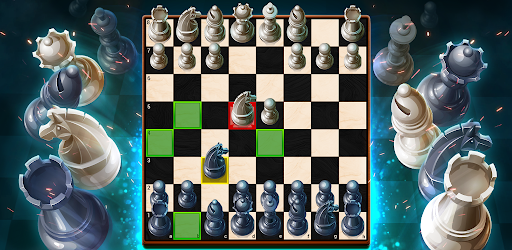 A captivating image of a chessboard in action, symbolizing strategic thinking and the thrill of competition in the Chess Club App.