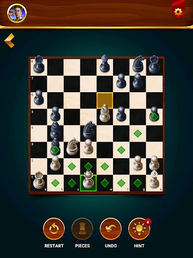 A captivating image of a chessboard in action, symbolizing strategic thinking and the thrill of competition in the Chess Club App.