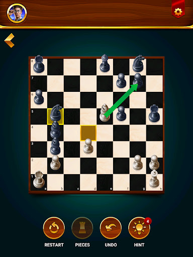 A captivating image of a chessboard in action, symbolizing strategic thinking and the thrill of competition in the Chess Club App.